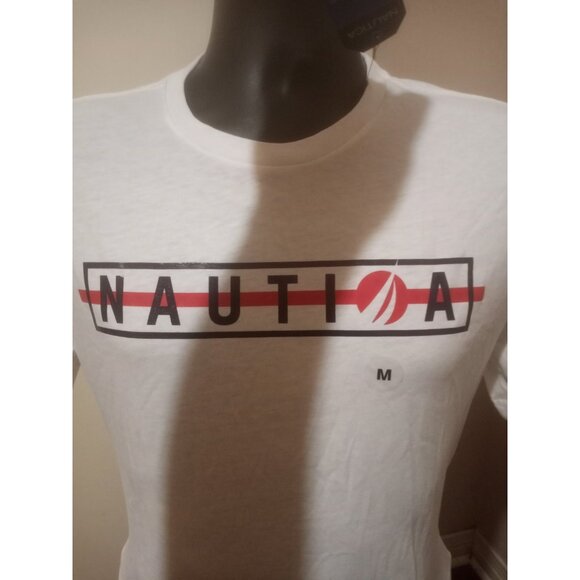 New Nautica T-Shirt Graphic On Front Crew Neck Short Sleeve all size Medium M - Picture 5 of 11